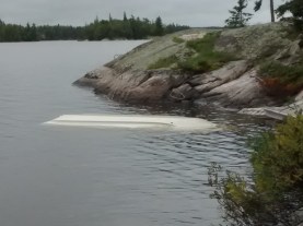 Boat upside down